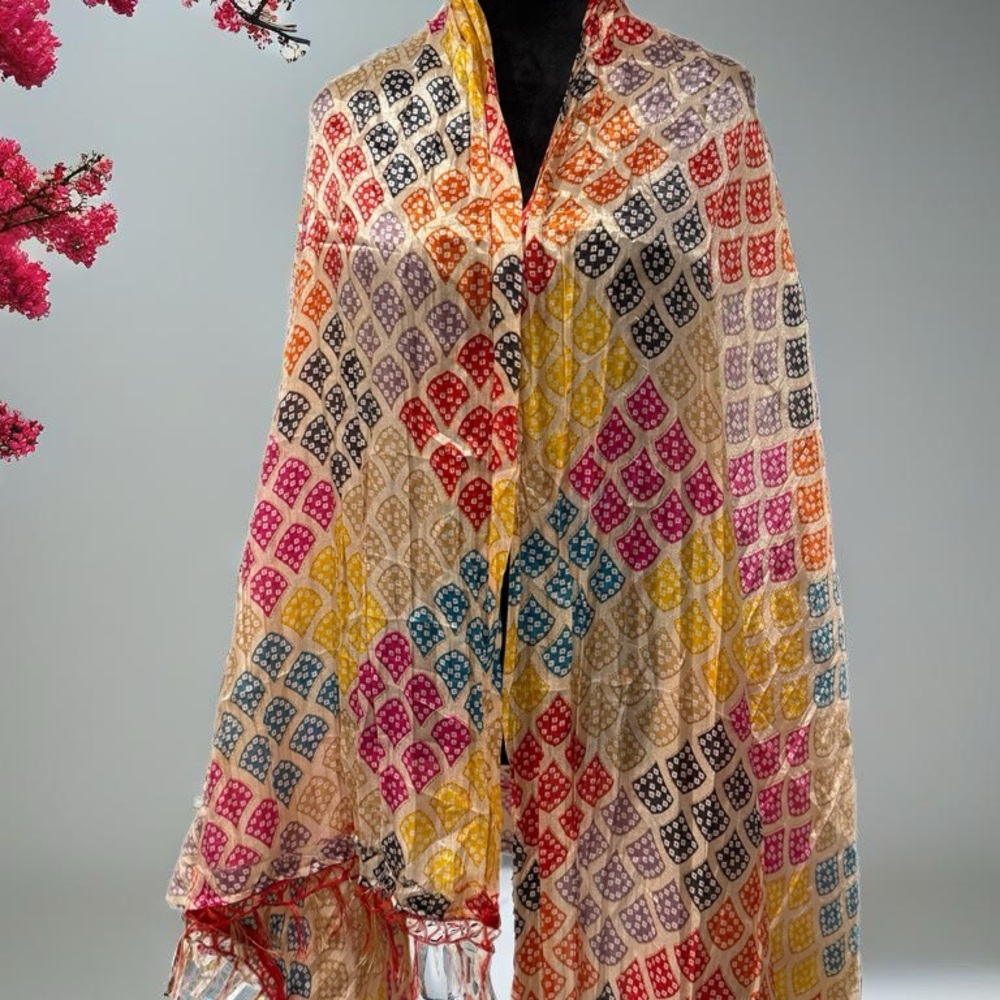Multicolor Patterned Women's Scarf